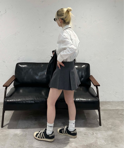 sedacle（セダクル）の「オーバーシルエットアソートシャツ（シャツ/ブラウス・メンズ・ネイビー/ブラック/オフホワイト/ブルー・SMALL/LARGE/MEDIUM）」の9枚目の写真