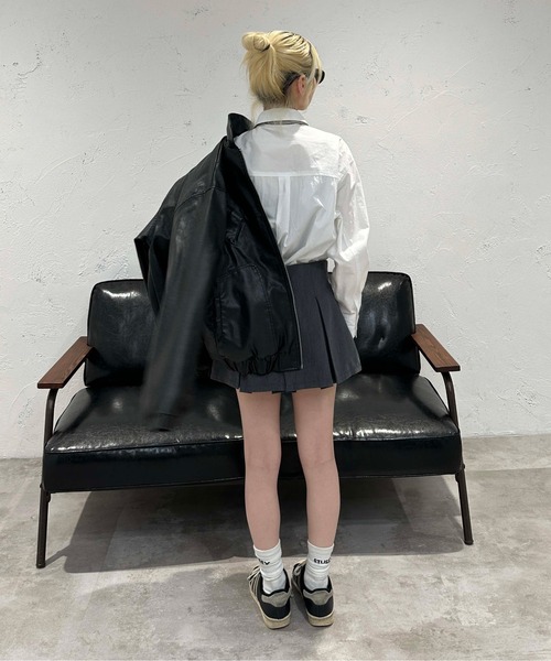 sedacle（セダクル）の「オーバーシルエットアソートシャツ（シャツ/ブラウス・メンズ・ネイビー/ブラック/オフホワイト/ブルー・SMALL/LARGE/MEDIUM）」の10枚目の写真