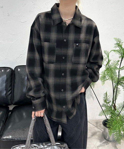 sedacle（セダクル）の「オーバーシルエットアソートシャツ（シャツ/ブラウス・メンズ・ネイビー/ブラック/オフホワイト/ブルー・SMALL/LARGE/MEDIUM）」の14枚目の写真