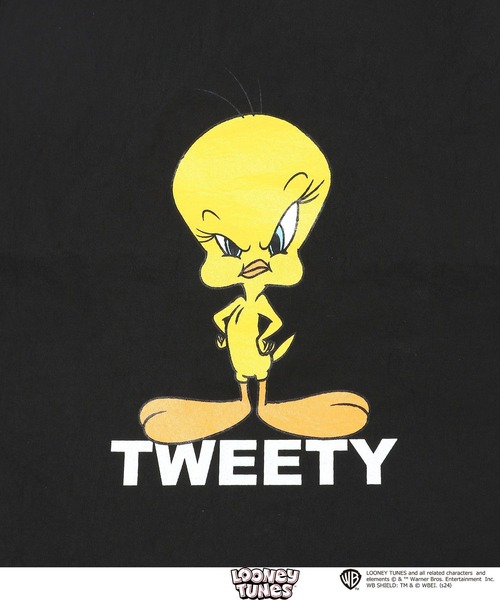 LOWRYS FARM(ローリーズファーム)の「TWEETY_ナップサック 105444(バックパック/リュック・キッズ・ホワイト/ブラック・FREE)」の10枚目の写真
