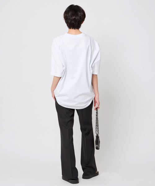 Calvin Klein（カルバン・クライン）の「【Calvin Klein / カルバン クライン】Standard Logo T-sh（Tシャツ/カットソー・レディース・ホワイト/ブラック・FREE）」の22枚目の写真