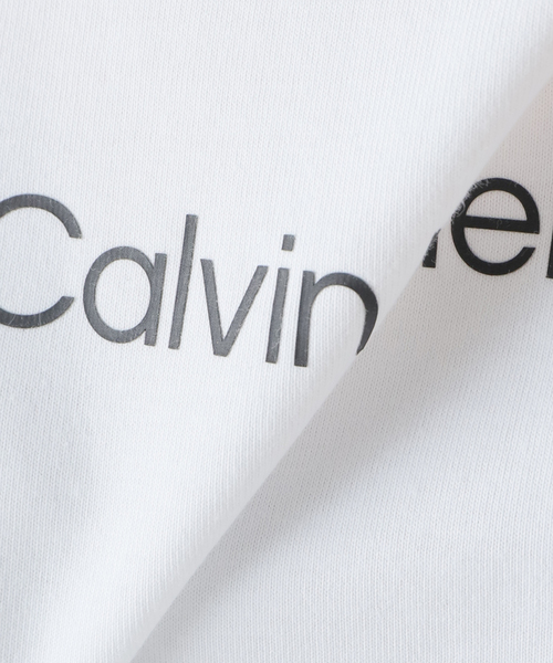 Calvin Klein（カルバン・クライン）の「【Calvin Klein / カルバン クライン】Standard Logo T-sh（Tシャツ/カットソー・レディース・ホワイト/ブラック・FREE）」の4枚目の写真