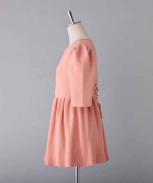 one after another NICE CLAUP（ワンアフターアナザーナイスクラップ）の「ダブルジップペプラムカーディガン（カーディガン/ボレロ・レディース・ベージュ/ピンク系その他/オフホワイト・FREE）」の15枚目の写真