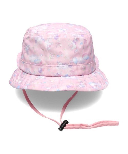 Kids Foret(キッズフォーレ)の「恐竜・ユニコーン柄日よけ付撥水ハット・帽子(ハット・キッズ・サックスブルー/ピンク/ネイビー/ベージュ・50/52/54/56)」の7枚目の写真