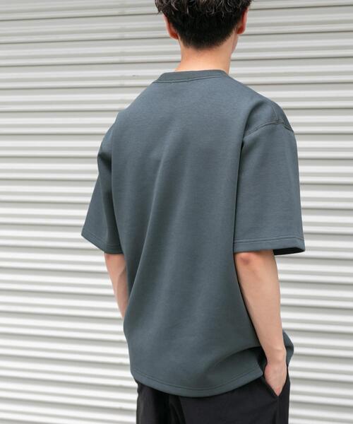 FORK&SPOON（フォークアンドスプーン）の「FORK&SPOON　ストレッチダンボールショートスリーブTシャツ（Tシャツ/カットソー・メンズ・モカ/グレー系その他/ブラック/オフホワイト/チャコールグレー・4/5）」の18枚目の写真