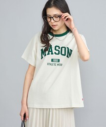 MASON(メイソン)別注フットボールロゴTシャツ