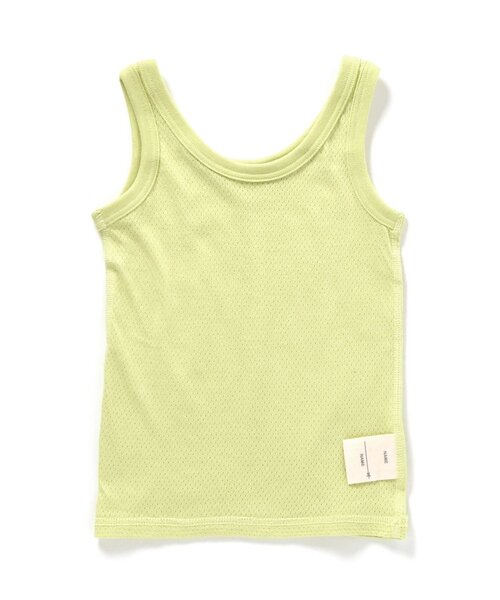 BREEZE（ブリーズ）の「【前後OK】メッシュタンクトップ（インナーウェア/肌着・キッズ・オフホワイト/グレー/ライム/サックスブルー/チャコール・120/140/100）」の12枚目の写真