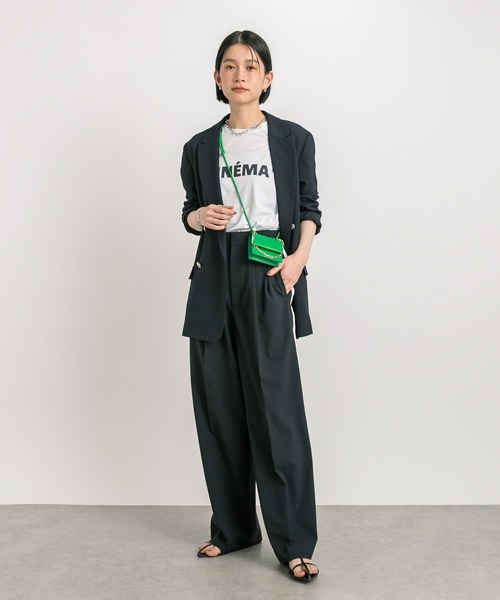 RIVE DROITE（リヴドロワ）の「サイドラインスラックス（スラックス・レディース・グレー/ネイビー・36/38）」の4枚目の写真
