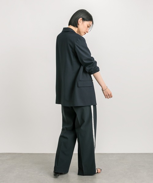 RIVE DROITE（リヴドロワ）の「サイドラインスラックス（スラックス・レディース・グレー/ネイビー・36/38）」の14枚目の写真