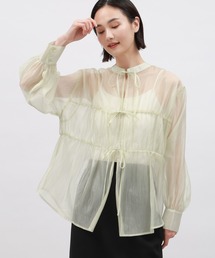 LAKOLE | 2WAYオ－ガンジーブラウス / 111281(シャツ/ブラウス)