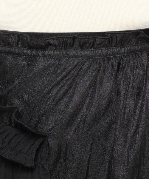 mysty woman(ミスティウーマン)の「フリルラップsetマーメイド 120995(スカート・レディース・アイボリー/ブラック・FREE)」の14枚目の写真
