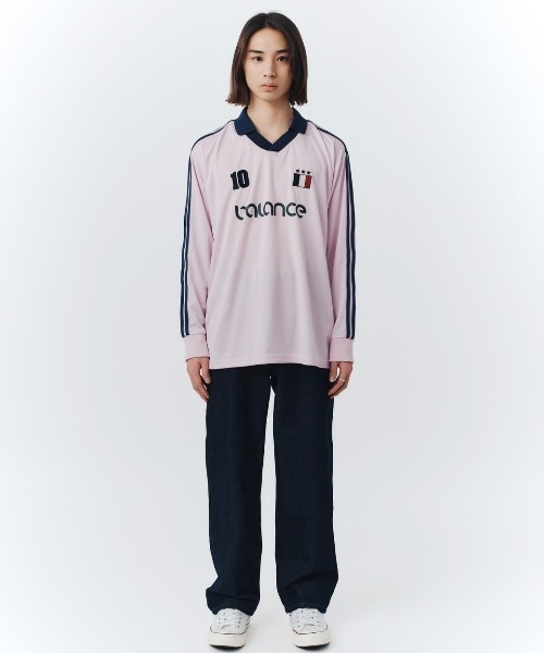 FCMM(エフシーエムエム)の「【日本限定アイテム】SOCCER JERSEY/サッカージャージ(ジャージ・メンズ・ネイビー/ピンク/ホワイト・MEDIUM/SMALL)」の12枚目の写真