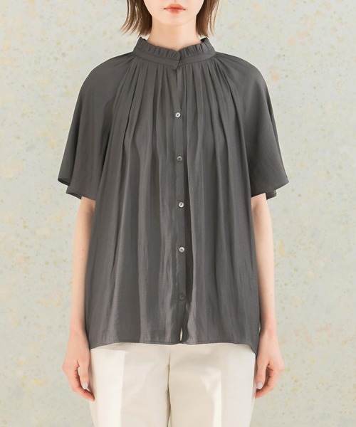 ROSSOフリルカラーギャザーブラウス URBAN RESEARCH ROSSO WOMEN（アーバンリサーチ ロッソ）の