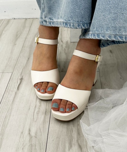 INGNI（イング）の「2WAYリボンサンダル（サンダル・レディース・アイボリー/ブラック・M/L）」の9枚目の写真