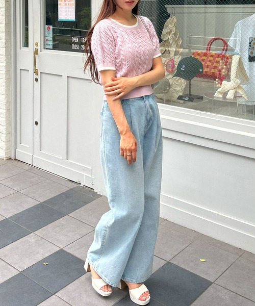 INGNI（イング）の「2WAYリボンサンダル（サンダル・レディース・アイボリー/ブラック・M/L）」の22枚目の写真