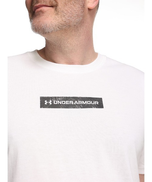 UNDER ARMOUR(アンダーアーマー)の「UNDER ARMOUR アンダーアーマー LOOSE グラフィックバックプリント クルーネック 半袖 Tシャツ(Tシャツ/カットソー・メンズ・ホワイト/ブラック・3XL/5XL/4XL)」の12枚目の写真