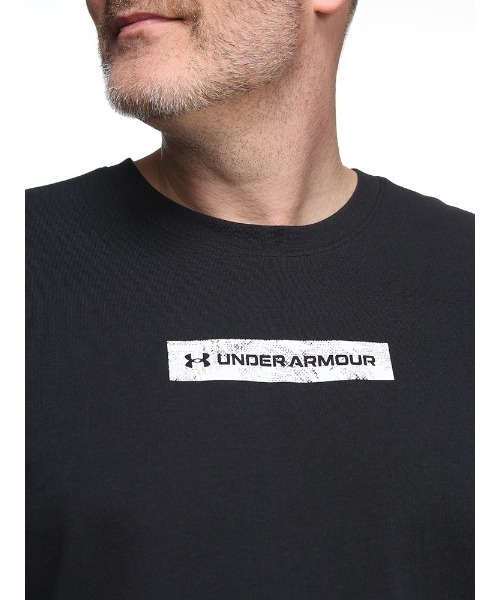UNDER ARMOUR(アンダーアーマー)の「UNDER ARMOUR アンダーアーマー LOOSE グラフィックバックプリント クルーネック 半袖 Tシャツ(Tシャツ/カットソー・メンズ・ホワイト/ブラック・3XL/5XL/4XL)」の16枚目の写真