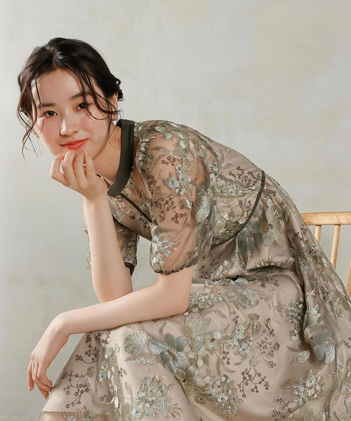 ドレス　お呼ばれ　オケージョン　結婚式 楽天市場】【20%OFFクーポン対象商品】【4WAY】パーティードレス