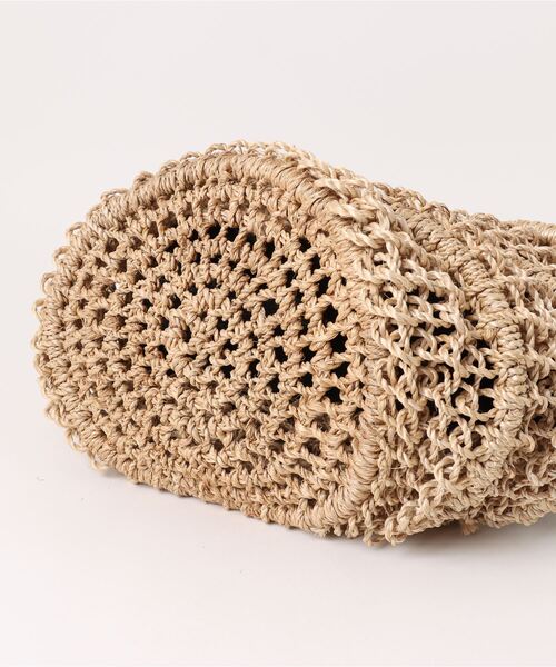 ROSE BUD（ローズバッド）の「(BAGMATI)メッシュかごバッグ（かごバッグ・レディース・ブラック・FREE）」の10枚目の写真