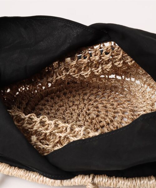 ROSE BUD（ローズバッド）の「(BAGMATI)メッシュかごバッグ（かごバッグ・レディース・ブラック・FREE）」の9枚目の写真