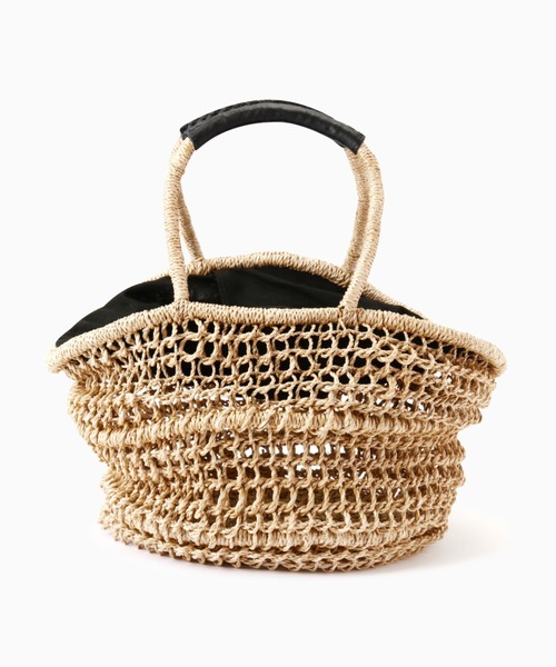 ROSE BUD（ローズバッド）の「(BAGMATI)メッシュかごバッグ（かごバッグ・レディース・ブラック・FREE）」の11枚目の写真