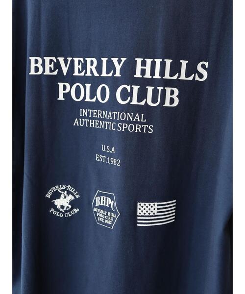 BEVERLY HILLS POLO CLUB(ビバリーヒルズポロクラブ)の「ロゴカットプルオーバー/BHPC(Tシャツ/カットソー・レディース・ネイビー/オフホワイト・FREE)」の5枚目の写真