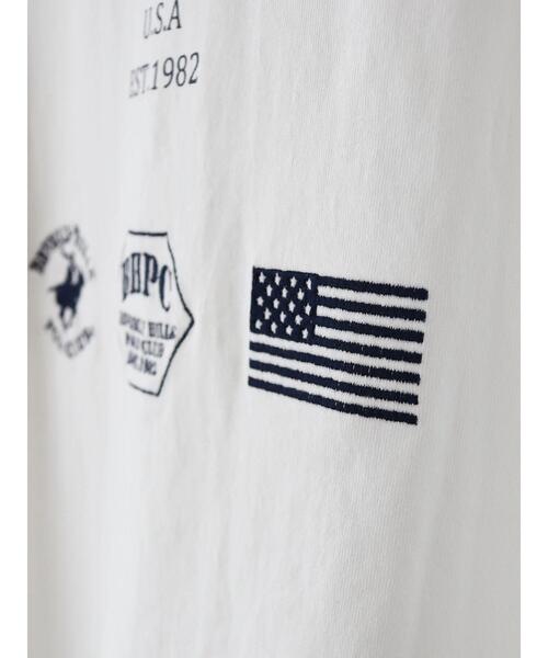 BEVERLY HILLS POLO CLUB(ビバリーヒルズポロクラブ)の「ロゴカットプルオーバー/BHPC(Tシャツ/カットソー・レディース・ネイビー/オフホワイト・FREE)」の11枚目の写真