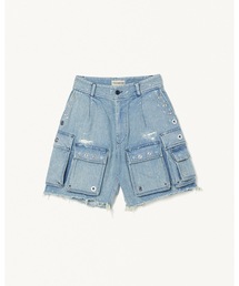 FORSOMEONE（フォーサムワン）の「FORSOMEONE MULTI CARGO DENIM SHORTS（カーゴパンツ）」