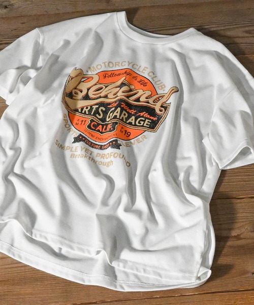 Ritzy（リッツィー）の「16/TC 天竺プリントTシャツ(ダイス、ジャックダニエル、看板係) レディース メンズ（Tシャツ/カットソー・メンズ・ブラック/ホワイト/ブラック系その他/ホワイト系その他/グレー系その他/ホワイト系その他2/チャコール/グレー系その他2/ブラック系その他2・LARGE/X-LARGE/MEDIUM）」の4枚目の写真