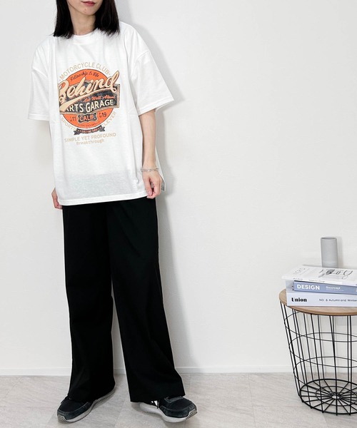 Ritzy（リッツィー）の「16/TC 天竺プリントTシャツ(ダイス、ジャックダニエル、看板係) レディース メンズ（Tシャツ/カットソー・メンズ・ブラック/ホワイト/ブラック系その他/ホワイト系その他/グレー系その他/ホワイト系その他2/チャコール/グレー系その他2/ブラック系その他2・LARGE/X-LARGE/MEDIUM）」の13枚目の写真