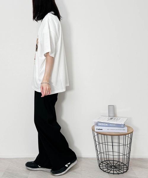 Ritzy（リッツィー）の「16/TC 天竺プリントTシャツ(ダイス、ジャックダニエル、看板係) レディース メンズ（Tシャツ/カットソー・メンズ・ブラック/ホワイト/ブラック系その他/ホワイト系その他/グレー系その他/ホワイト系その他2/チャコール/グレー系その他2/ブラック系その他2・LARGE/X-LARGE/MEDIUM）」の14枚目の写真