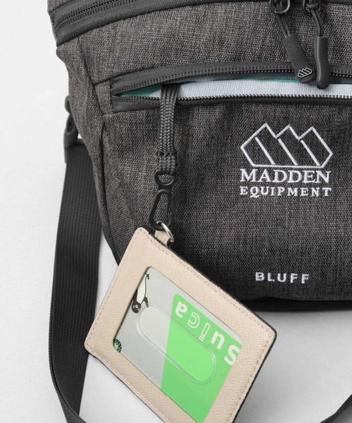 MADDEN EQUIPMENT(メデン イクイップメント)の「撥水 ボディ ミニショルダーバッグ BLUFF(ブラフ)(ショルダーバッグ・メンズ・ブラック/オフホワイト・FREE)」の12枚目の写真