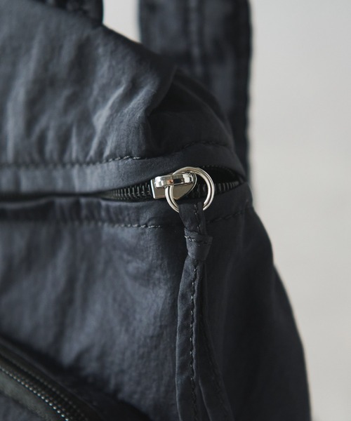 cache cache（カシュ カシュ）の「【cache cache(カシュカシュ)】ベルトポケットストリングバッグ（ボディバッグ/ウエストポーチ・レディース・ブラック/カーキ・FREE）」の10枚目の写真