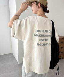 【WEB限定】フロスト加工裏使いフットボールTシャツ《ユニセックス》