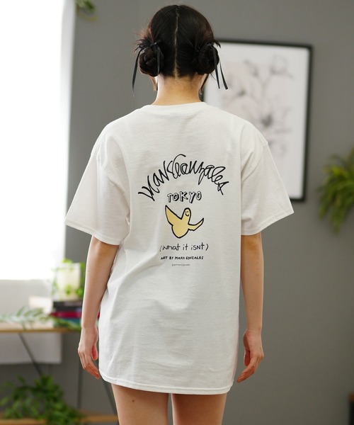 (What it isNt)ART BY MARKGONZALES(ワットイットイズント)の「【ムラサキスポーツ限定】(What it isNt)ART BY MARKGONZALES/ワット イット イズント マークゴンザレス 東京デザインTシャツ 2H7-63592(Tシャツ/カットソー・レディース・ブラック/ホワイト・L/M/XL)」の3枚目の写真