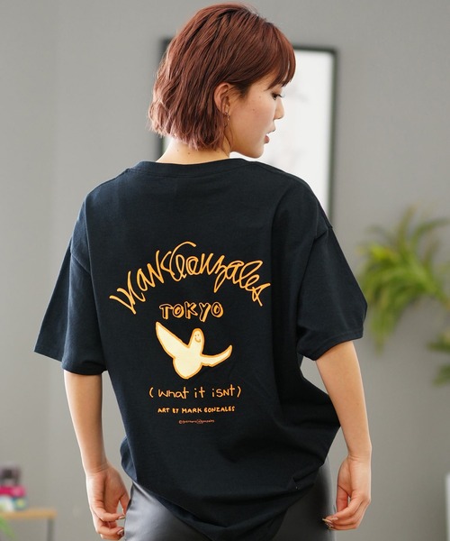 (What it isNt)ART BY MARKGONZALES(ワットイットイズント)の「【ムラサキスポーツ限定】(What it isNt)ART BY MARKGONZALES/ワット イット イズント マークゴンザレス 東京デザインTシャツ 2H7-63592(Tシャツ/カットソー・レディース・ブラック/ホワイト・L/M/XL)」の8枚目の写真