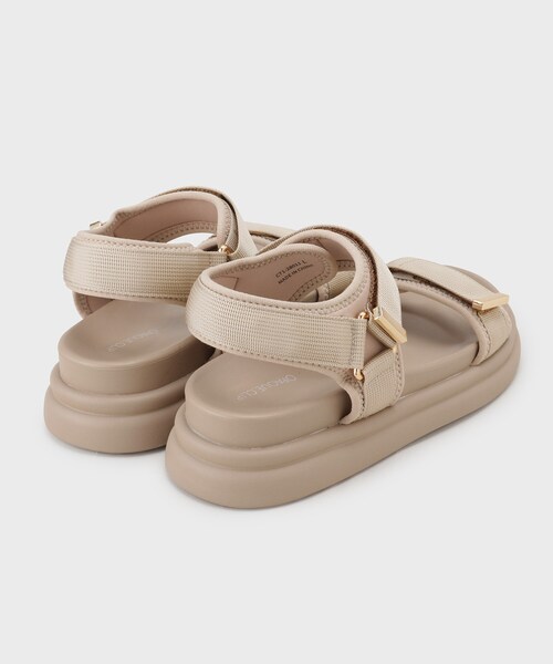 OPAQUE.CLIP（オペークドットクリップ）の「◆ボリュームソールカジュアルサンダル（サンダル・レディース・ベージュ/ブラック/グレー・03/02）」の6枚目の写真