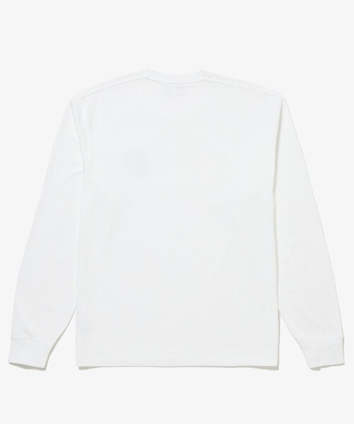 LACOSTE（ラコステ）の「ヘビーウェイトエンブレムワッペン長袖Tシャツ（Tシャツ/カットソー・メンズ・ホワイト/ネイビー/ライトブルー・4/3/5/2）」の11枚目の写真