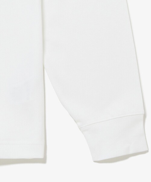 LACOSTE（ラコステ）の「ヘビーウェイトエンブレムワッペン長袖Tシャツ（Tシャツ/カットソー・メンズ・ホワイト/ネイビー/ライトブルー・4/3/5/2）」の8枚目の写真