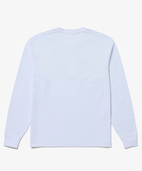 LACOSTE（ラコステ）の「ヘビーウェイトエンブレムワッペン長袖Tシャツ（Tシャツ/カットソー・メンズ・ホワイト/ネイビー/ライトブルー・4/3/5/2）」の15枚目の写真