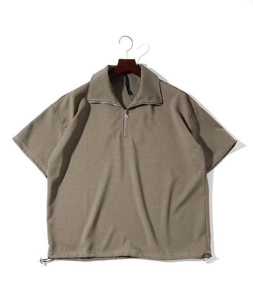Harf ZIP флисовая толстовка с дракорд капюшоном (Half ZIP drook cord pullover)