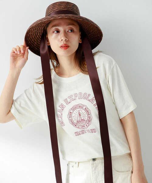 URBAN RESEARCH Sonny Label（アーバンリサーチサニーレーベル）の「YACHT CLUB T-SHIRTS（Tシャツ/カットソー・レディース・オフホワイト/ネイビー/グレー系その他・FREE）」の14枚目の写真