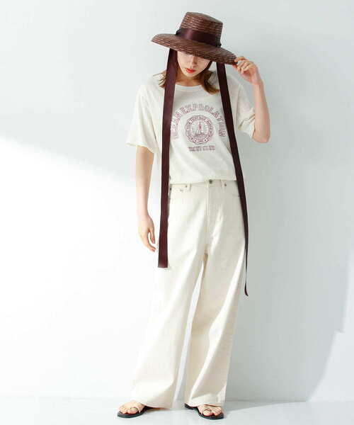 URBAN RESEARCH Sonny Label（アーバンリサーチサニーレーベル）の「YACHT CLUB T-SHIRTS（Tシャツ/カットソー・レディース・オフホワイト/ネイビー/グレー系その他・FREE）」の19枚目の写真