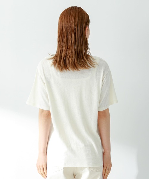 URBAN RESEARCH Sonny Label（アーバンリサーチサニーレーベル）の「YACHT CLUB T-SHIRTS（Tシャツ/カットソー・レディース・オフホワイト/ネイビー/グレー系その他・FREE）」の4枚目の写真