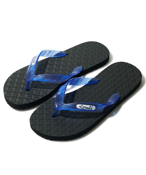Locals（ローカルズ）の「【Locals/ローカルズ】ORIGINAL SLIPPA/クリアストラップビーサン(ビーチサンダル)（サンダル・メンズ・レッド/パープル/ブラック/クリア/ターコイズブルー/ブルー・22.5cm/24.0cm/26.5cm/27.5cm/28.5cm）」の3枚目の写真