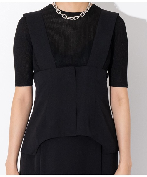 Settimissimo（セッティミッシモ）の「カーブヘムビスチェ（Tシャツ/カットソー・レディース・ブラック/ブルー・FREE）」の20枚目の写真