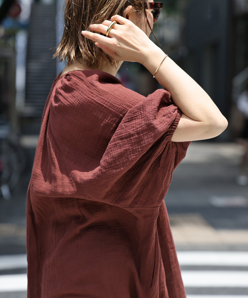 セール】【WALANCE/ワランス】別注 COTTON GAUZE DRESS