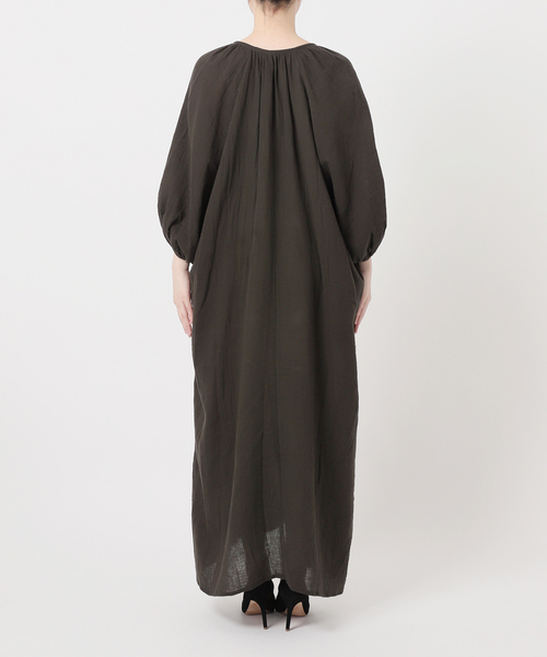 美品 2024 WALANCE 別注 COTTON GAUZE DRESS セール】【WALANCE/ワランス】別注 COTTON GAUZE DRESS