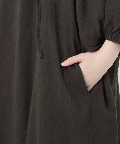 セール】【WALANCE/ワランス】別注 COTTON GAUZE DRESS（ワンピース