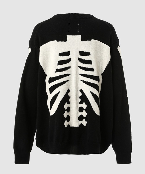 TAKAHIROMIYASHITATheSoloIst.（タカヒロミヤシタザソロイスト）の「crew neck sweater（ニット/セーター・メンズ・ブルー系その他/ブラック×ホワイト/ブラック×ブラック/ネイビー系/オリーブ系/ホワイト×レッド・44/46）」の7枚目の写真
